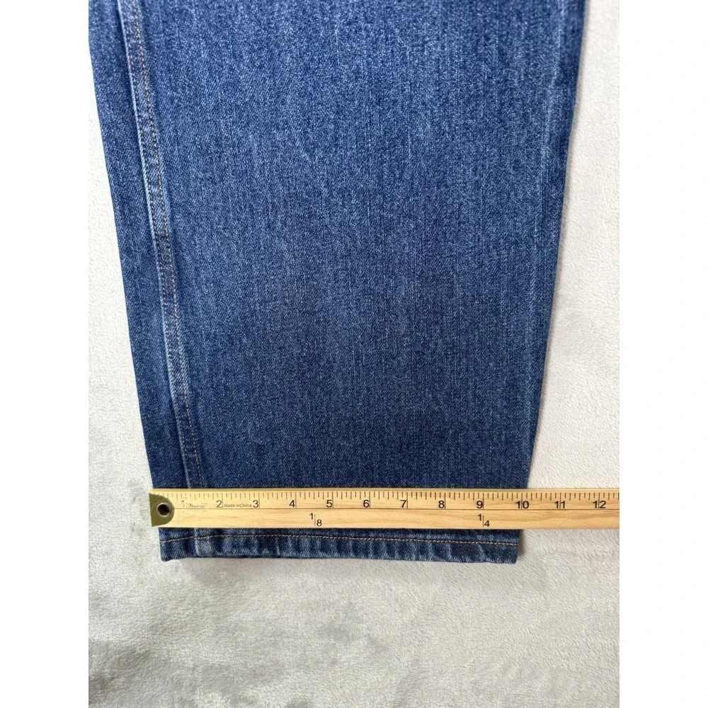 Round House Carpenter Jeans Men's 44x34 Blue Denim Made In USA Vintage